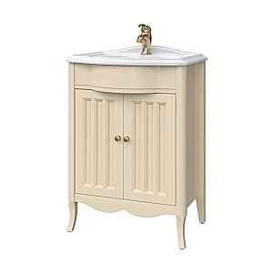 Тумба с раковиной Caprigo Marsel 60 кремовая для ванной в интернет-магазине Sanbest