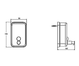 Диспенсер для жидкого мыла Ideal Standard IOM A9109MY купить в интернет-магазине сантехники Sanbest