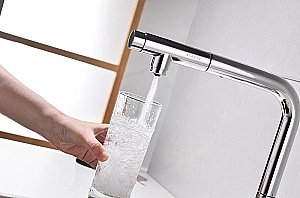 Смеситель для кухни Paulmark Viper Vi213105-CR хром купить в интернет-магазине сантехники Sanbest