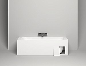 Ванна Salini Orlanda S-Sense 170x80 102016M белая матовая купить в интернет-магазине Sanbest