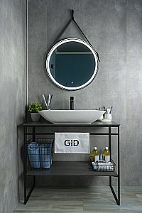 Раковина накладная Gid Geometrico 70 N9122 (E408) 51124 белая купить в интернет-магазине Sanbest