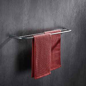 Полотенцедержатель двойной ABBER Nord AA1553SP сатин купить в интернет-магазине сантехники Sanbest