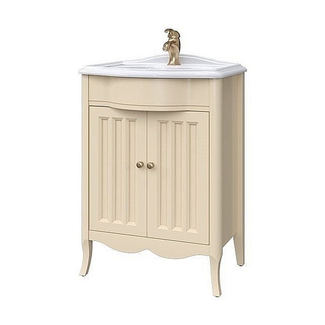 Тумба с раковиной Caprigo Marsel 60 кремовая для ванной в интернет-магазине Sanbest