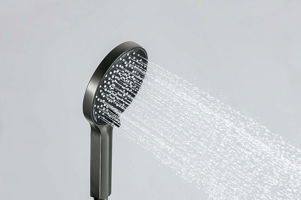 Душевой гарнитур Aquatek Лугано AQ2035BGM оружейная сталь купить в интернет-магазине сантехники Sanbest