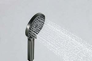 Душевой гарнитур Aquatek Лугано AQ2035BGM оружейная сталь купить в интернет-магазине сантехники Sanbest