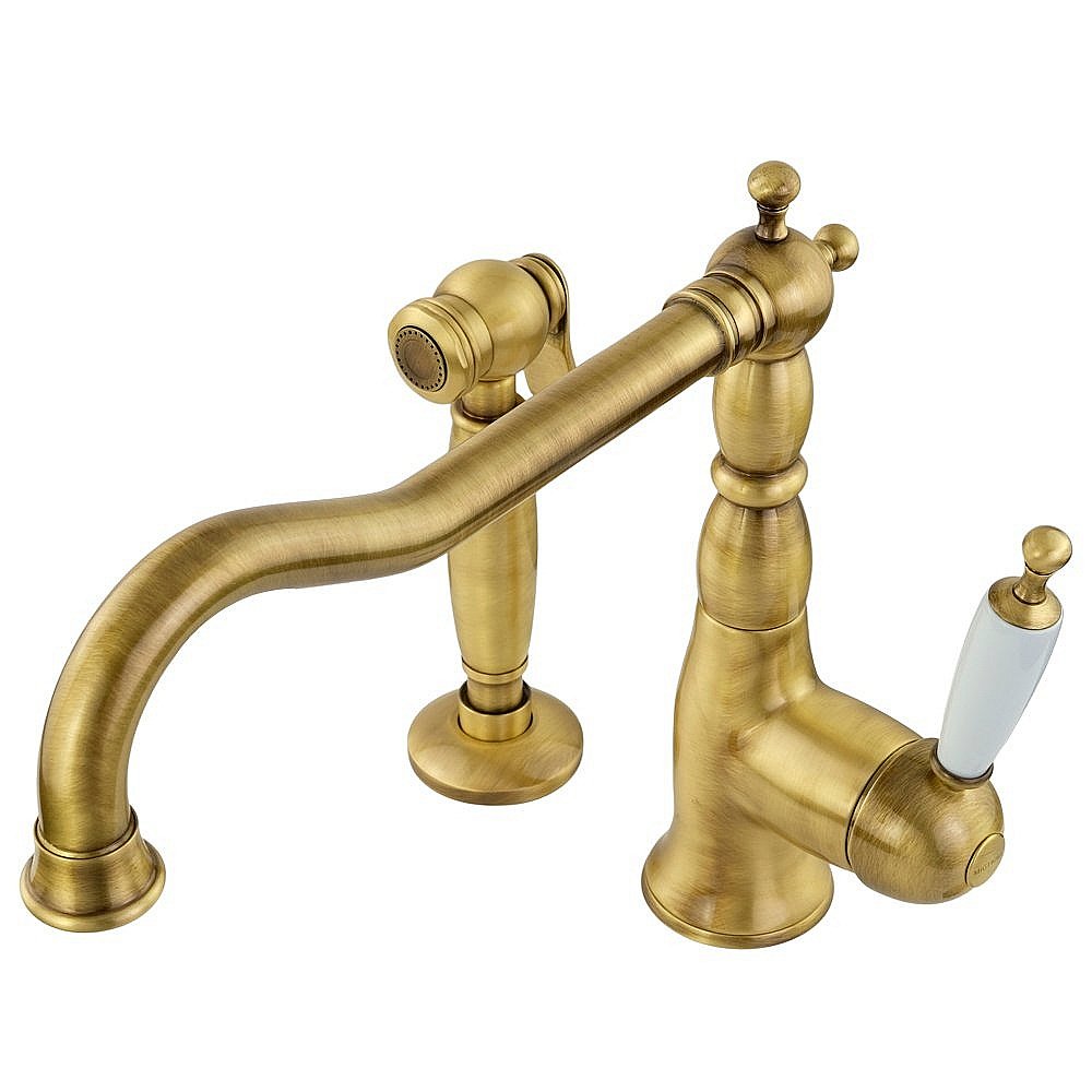 Смеситель для кухни Migliore Cucina Oxford 25794 бронза купить в интернет-магазине сантехники Sanbest