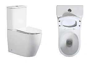 Унитаз напольный CeruttiSpa Vince Tornado 10373 белый, безободковый, с крышкой микролифт, слив-торнадо купить в интернет-магазине Sanbest