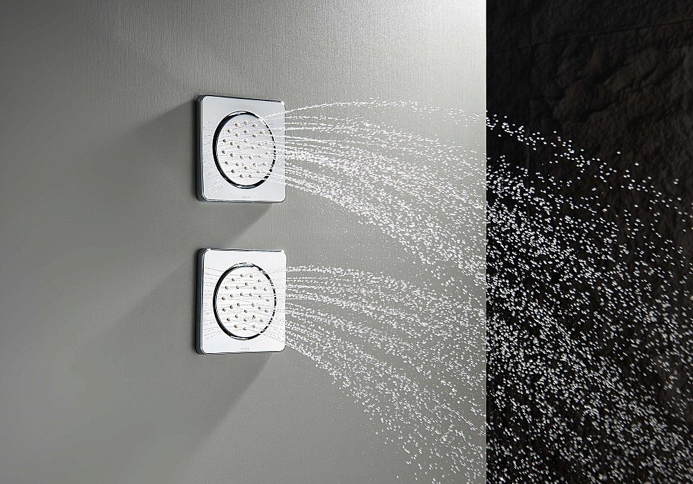 Форсунка для душа Aquatek AQ2099CR 130х130 хром купить в интернет-магазине сантехники Sanbest