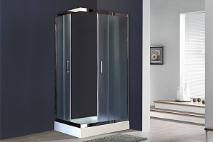 Душевой уголок Royal Bath RB8090HPD-C-CH 90х80 матовый купить в интернет-магазине Sanbest