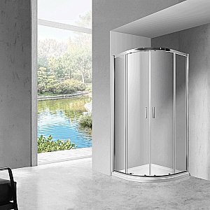 Душевой уголок Vincea Scala VSQ-2SC100CL 100x100 стекло прозрачное/профиль хром купить в интернет-магазине Sanbest