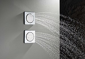 Форсунка для душа Aquatek AQ2099CR 130х130 хром купить в интернет-магазине сантехники Sanbest