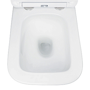 Унитаз подвесной Azario AIRA AZ-5171T-WHT белый, безободковый, с крышкой микролифт, слив торнадо купить в интернет-магазине Sanbest