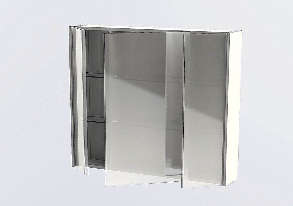 Зеркальный шкаф Aquanet Латина 90 купить в интернет-магазине сантехники Sanbest