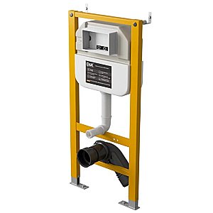 Унитаз подвесной с инсталляцией D&K Venice DS1021614 белый/кнопка хром, безободковый, с крышкой микролифт, слив торнадо купить в интернет-магазине Sanbest