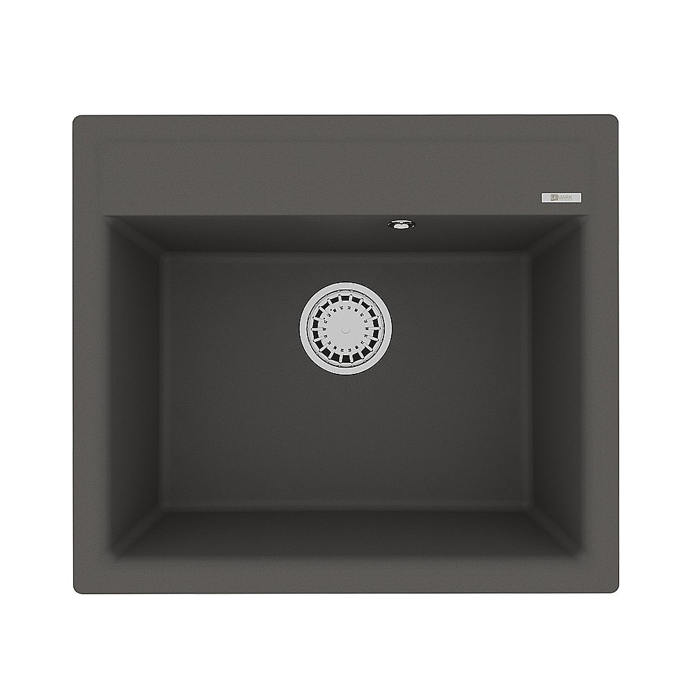Кухонная мойка Lemark Hanka 570 9910017 серый шелк купить в интернет-магазине сантехники Sanbest