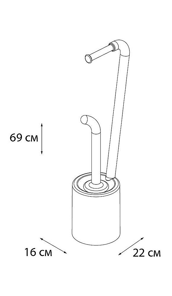 Стойка для ванной FIXSEN WENDY FX-7032-49 купить в интернет-магазине сантехники Sanbest