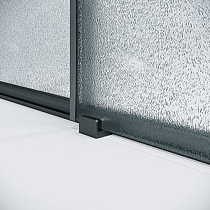 Душевая дверь Niagara Nova 110 NG-34-L11CHGR профиль графит/стекло шиншилла купить в интернет-магазине Sanbest