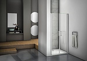 Душевая дверь Good Door MOKKA SD-90-C-WE стекло прозрачное/профиль белый купить в интернет-магазине Sanbest