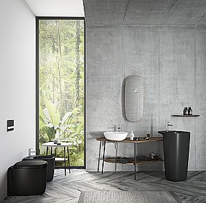 Раковина накладная Vitra Plural 45 7810B401-0016 белая матовая купить в интернет-магазине Sanbest