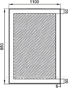 Зеркало LED Aquanet Алассио 249348 110x85 в ванную от интернет-магазине сантехники Sanbest