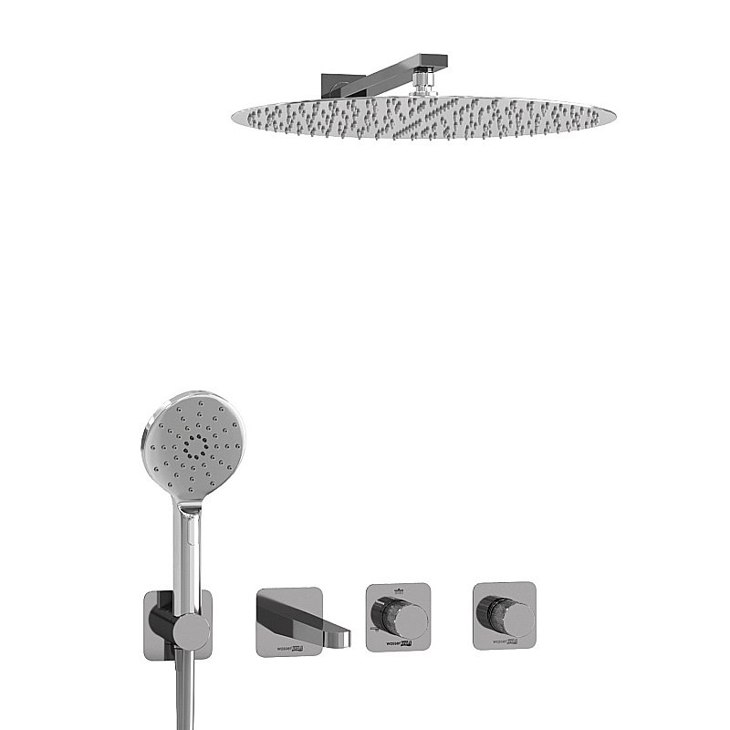 Душевая система WasserKRAFT Mosel 4600 SET2844 хром купить в интернет-магазине сантехники Sanbest