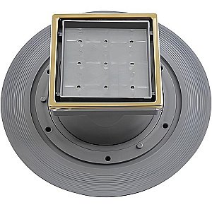 Душевой трап Pestan Confluo Standard 13000182 золото купить в интернет-магазине Sanbest