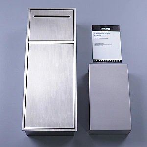 Скрытая настенная ниша Abber Nischen AN3008BST сталь брашированная купить в интернет-магазине сантехники Sanbest