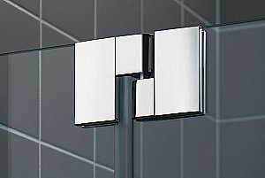 Душевой уголок Kermi Filia XP FX 1WR+TWD 90х80 стекло прозрачное/профиль хром правый купить в интернет-магазине Sanbest