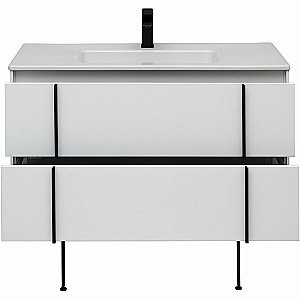 Тумба с раковиной Allen Brau REALITY 1.32008.WM 121 белая матовая для ванной в интернет-магазине Sanbest