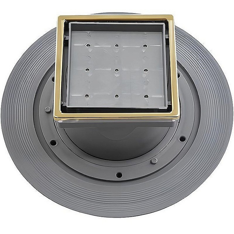 Душевой трап Pestan Confluo Standard 13000182 золото купить в интернет-магазине Sanbest