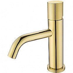 Смеситель для раковины Boheme Stick 121-GG.2 золото/ручка золото купить в интернет-магазине сантехники Sanbest