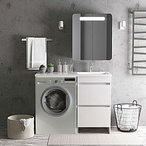 Тумба с раковиной Orange Sistema ST-110TUW 110 для ванной в интернет-магазине Sanbest