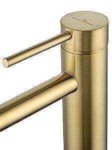 Смеситель для раковины высокий WONZON & WOGHAND STICK, Брашированное золото (WW-88239017- BG) купить в интернет-магазине сантехники Sanbest