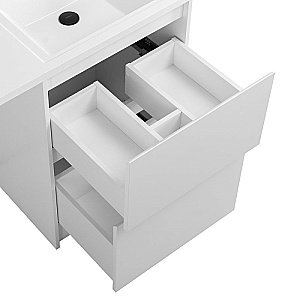 Тумба с раковиной BelBagno KRAFT-LVD 580/1200 Bianco Opaco для ванной в интернет-магазине Sanbest