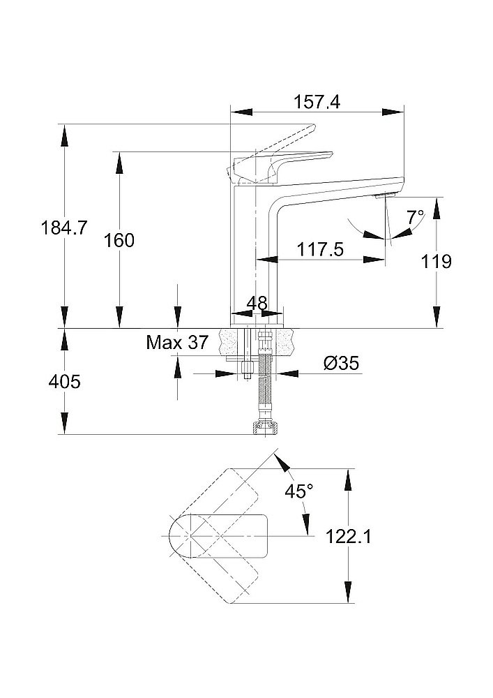 Набор смесителей NATURE с душевым гарнитуром VIBE 64514 купить в интернет-магазине сантехники Sanbest