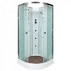 Душевая кабина DTO ЕМ1580 N с гидромассажем 80х80 купить в интернет-магазине Sanbest