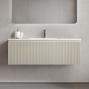 Тумба с раковиной Sancos Snob R 1.0 SNR1.0120CE/CN7006 Beige Soft для ванной в интернет-магазине Sanbest