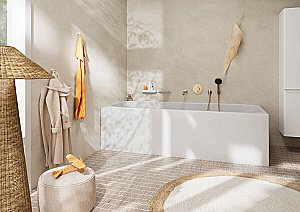 Подключение для шланга Hansgrohe FixFit S 26453140 бронза купить в интернет-магазине сантехники Sanbest