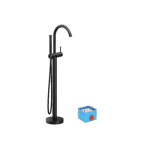 Смеситель для ванны Ravak Freedom X070437 черный купить в интернет-магазине сантехники Sanbest