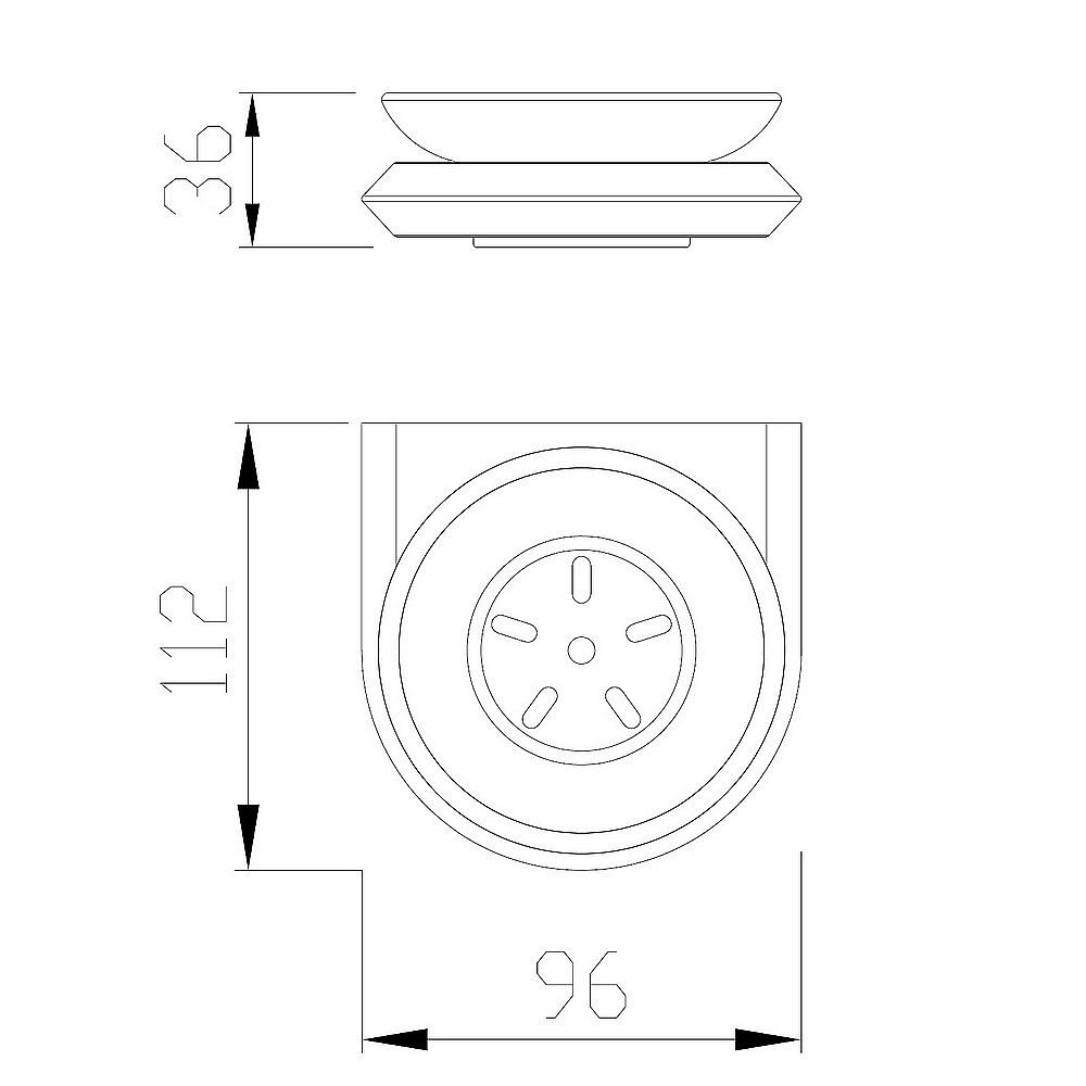 Мыльница ABBER Nord AA1558G золото матовое купить в интернет-магазине сантехники Sanbest