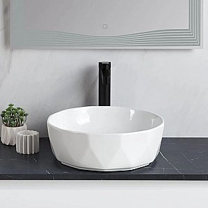 Раковина накладная Belbagno 41 BB1409 белая купить в интернет-магазине Sanbest