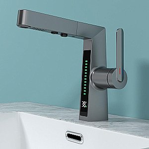 Смеситель для раковины Black&white Sky Day SD3029GM оружейная сталь матовая купить в интернет-магазине сантехники Sanbest