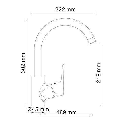 Смеситель для кухни WasserKRAFT Lippe 4507 купить в интернет-магазине сантехники Sanbest