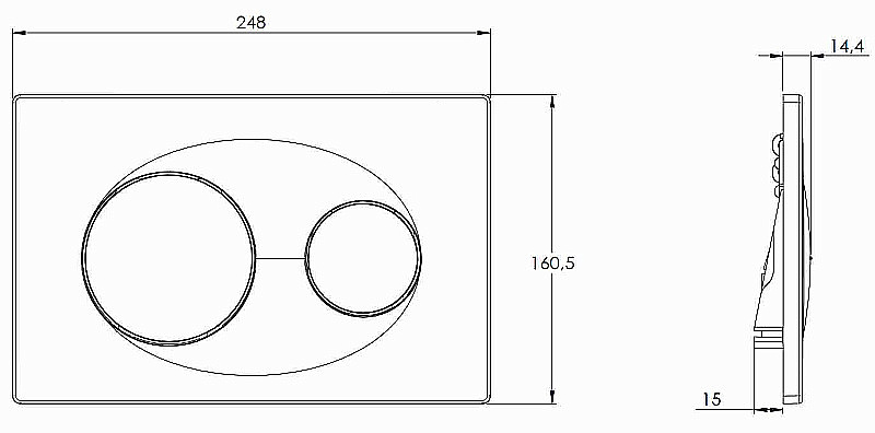 Инсталляция для унитаза Azario AZ-8010-1000 купить в интернет-магазине сантехники Sanbest
