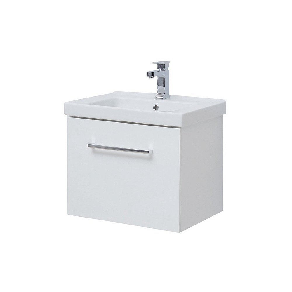 Тумба с раковиной Dreja Big Inn 65 белый для ванной в интернет-магазине Sanbest