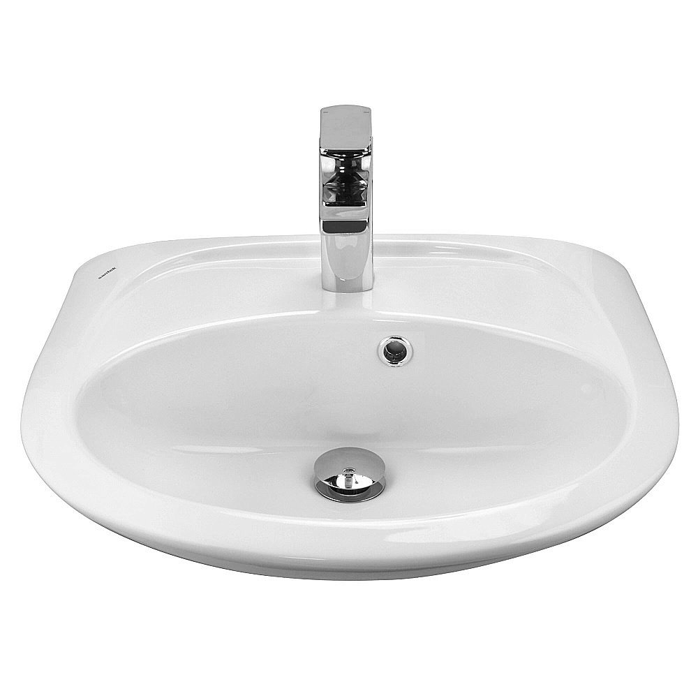 Раковина Santek Бриз 50 1.WH11.0.451 на пьедестале белая купить в интернет-магазине Sanbest