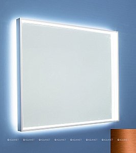 Зеркало De Aqua Алюминиум 261711 100 медь в ванную от интернет-магазине сантехники Sanbest
