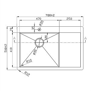 Мойка кухонная Melana ProfLine D7851HG золото купить в интернет-магазине сантехники Sanbest