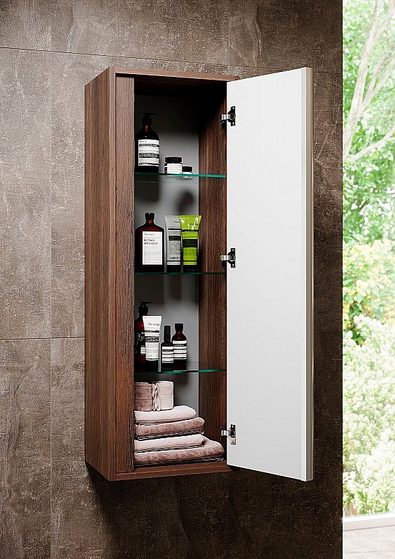 Пенал Aqwella Evolution 40 EV0504CD крафт темный для ванной в интернет-магазине сантехники Sanbest