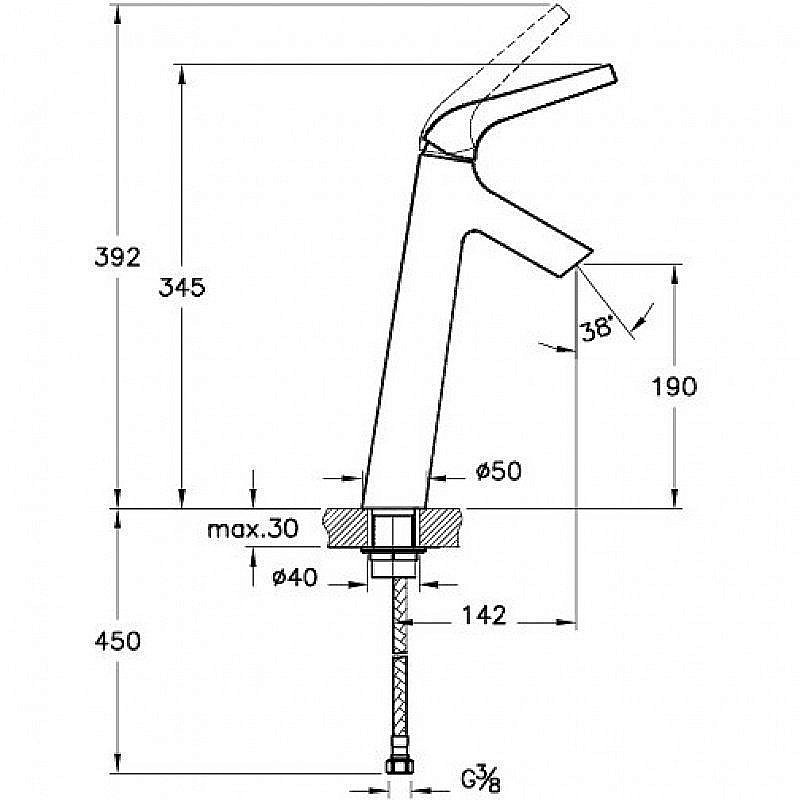 Смеситель для раковин-чаш Vitra Nest Trendy купить в интернет-магазине сантехники Sanbest